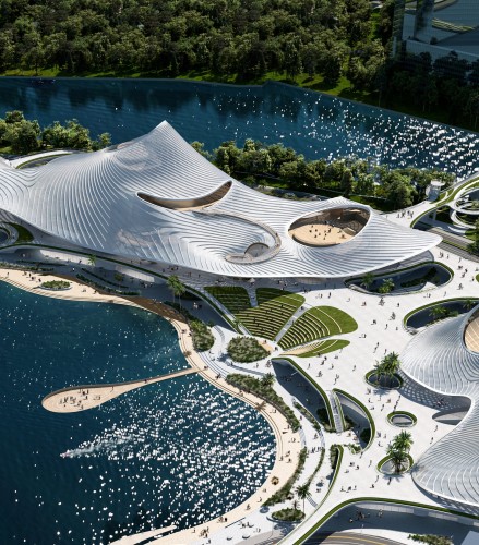 Художественный центр от MAD Architects — оазис тишины посреди небоскребов Художественный центр от MAD Architects — оазис тишины посреди небоскребов